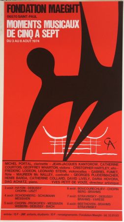 Poster Calder - Moments musicaux de cinq à sept