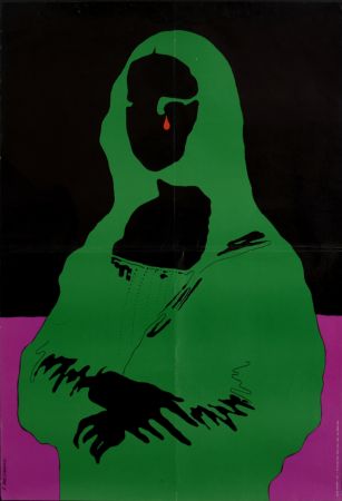 Screenprint Cieslewicz  - Mona Lisa, 1968 - Large silkscreen poster (Scarce!)