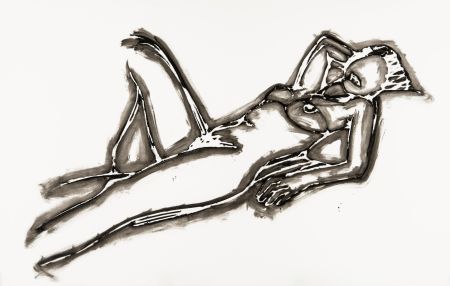 Lithograph Wesselmann - Monica Lying Down One Arm