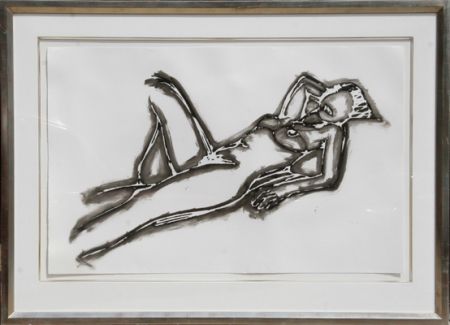 Lithograph Wesselmann - Monica Lying Down One Arm Up