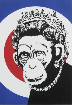 Screenprint Banksy - Monkey Queen