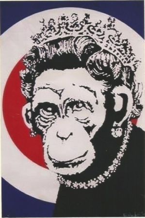 Screenprint Banksy - Monkey Queen