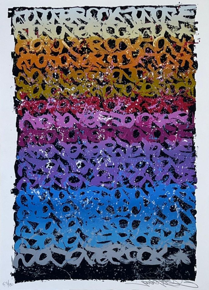 Screenprint Jonone - Montpellier 