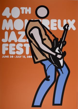 Screenprint Opie - Montreux Jazz Festival, 2006