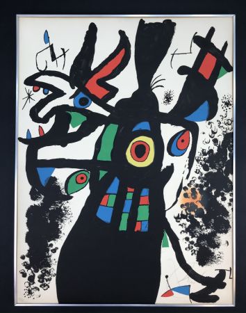 Lithograph Miró -  Montroig 3
