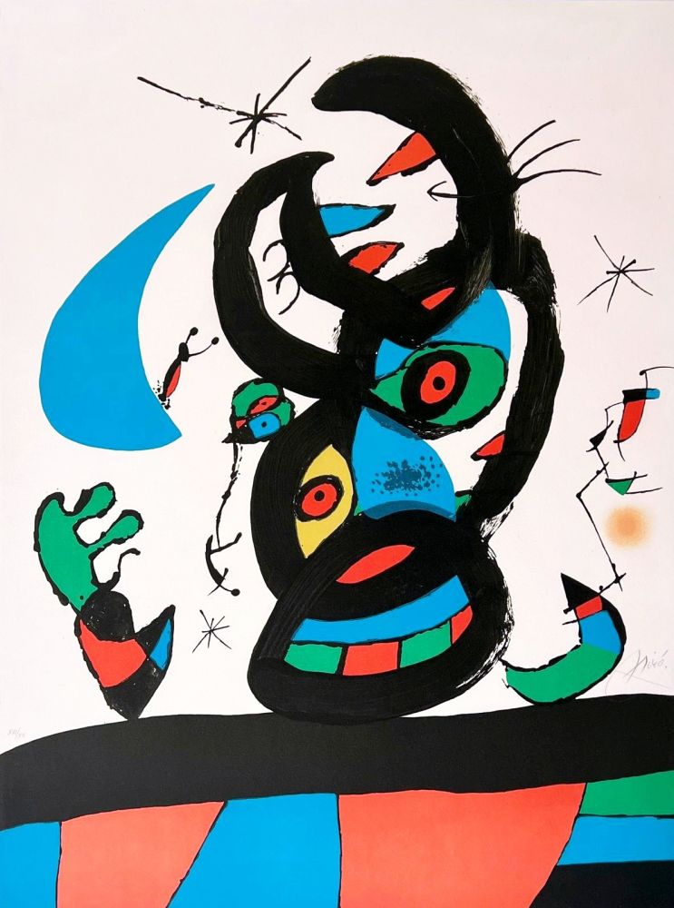 Lithograph Miró - Montroig I 