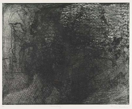 Etching And Aquatint Nevelson - Moon Lady