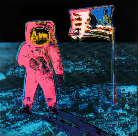 Screenprint Warhol - Moonwalk (FS: II. 405 - Pink)