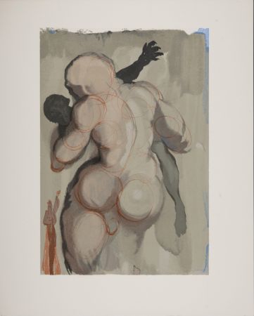 Woodcut Dali - Morts par violence, 1963
