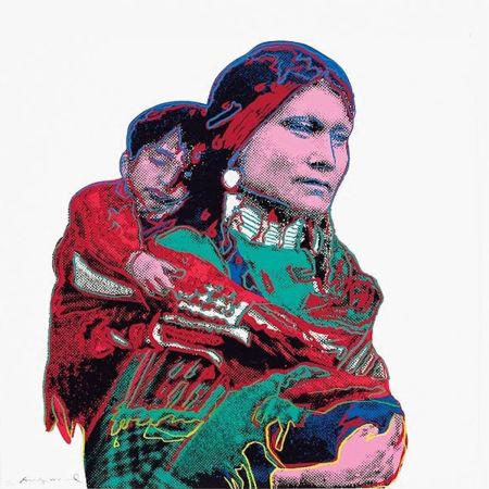 Screenprint Warhol - Mother and Child (FS II.383)