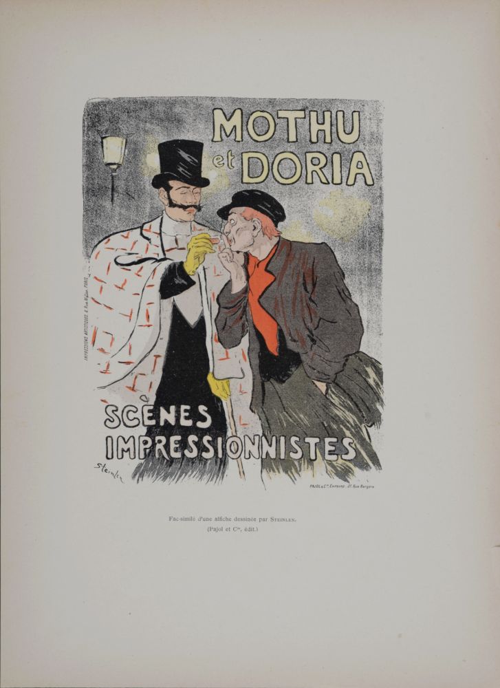 Lithograph Steinlen - Mothu et Doria : Scènes impressionnistes, 1896 