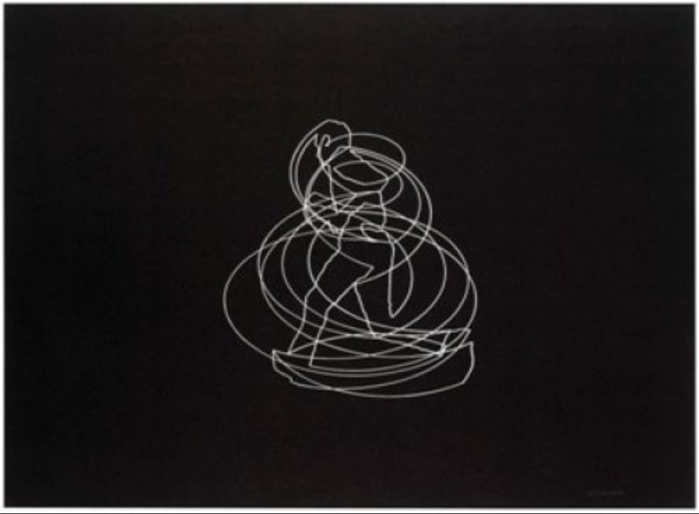 Lithograph Paris - Movimiento afectado 1