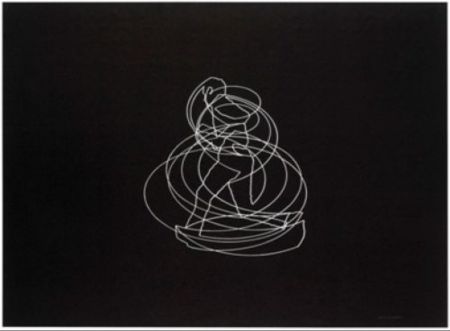 Lithograph Paris - Movimiento afectado 1