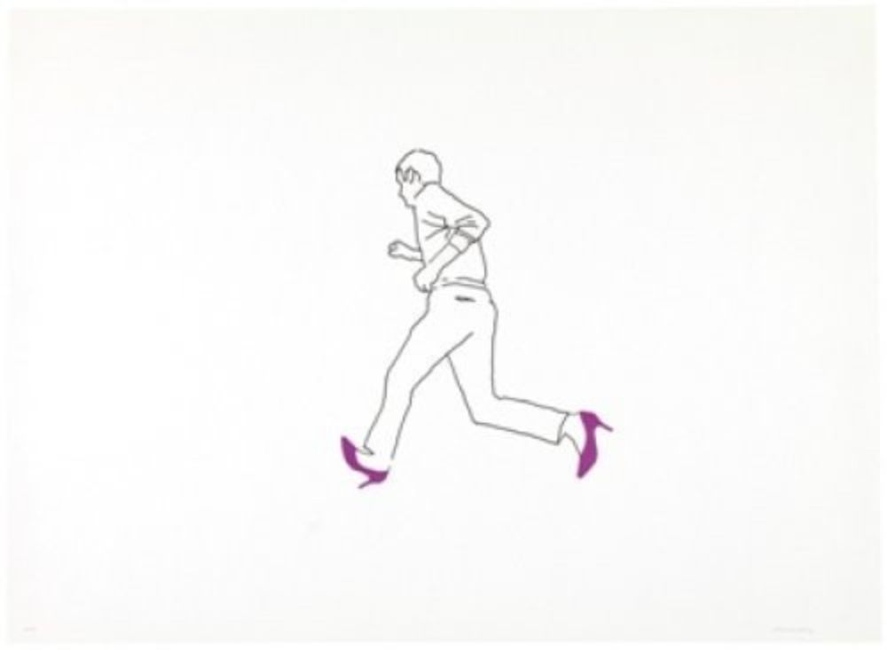 Lithograph Paris - Movimiento afectado 3
