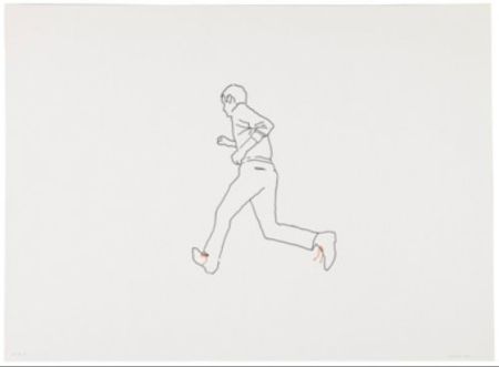 Lithograph Paris - Movimiento afectado 4