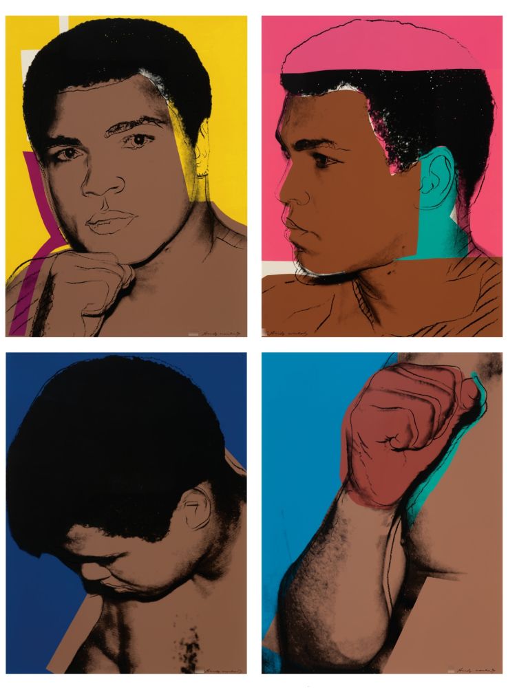 Screenprint Warhol - Muhammad Ali Complete Portfolio 