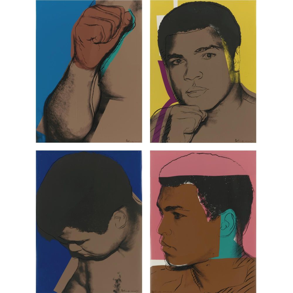 Screenprint Warhol - Muhammad Ali Complete Portfolio 