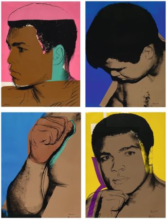 Screenprint Warhol - Muhammad Ali Complete Portfolio (Signed By Ali And Warhol)