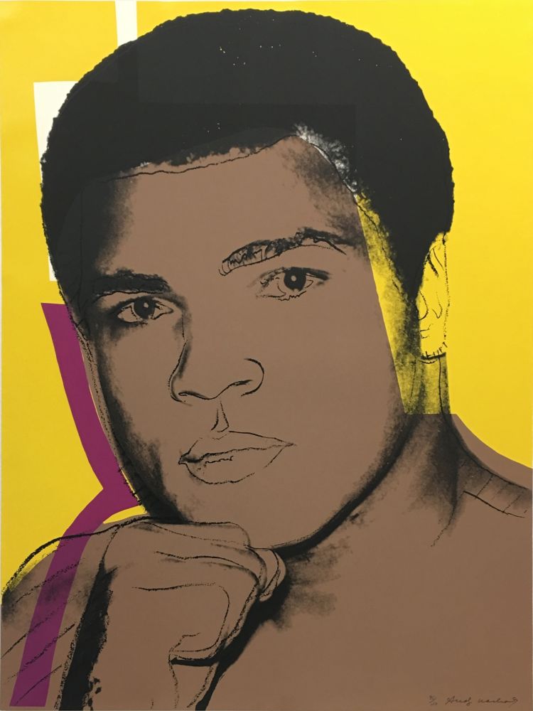 Screenprint Warhol - Muhammad Ali: Full Face, II.182