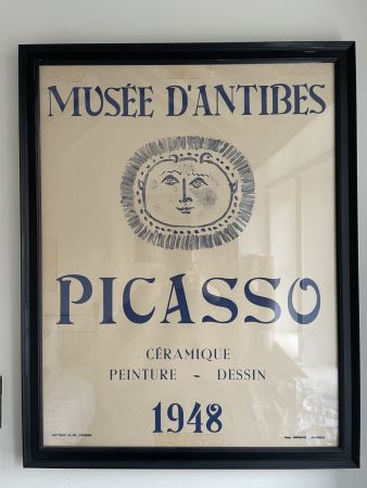 Lithograph Picasso - Musee d'Antibes Ceramique, Peinture, Dessin 1948