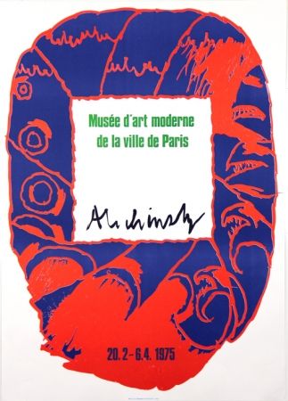 Lithograph Alechinsky - Musee d'Art Moderne de Paris