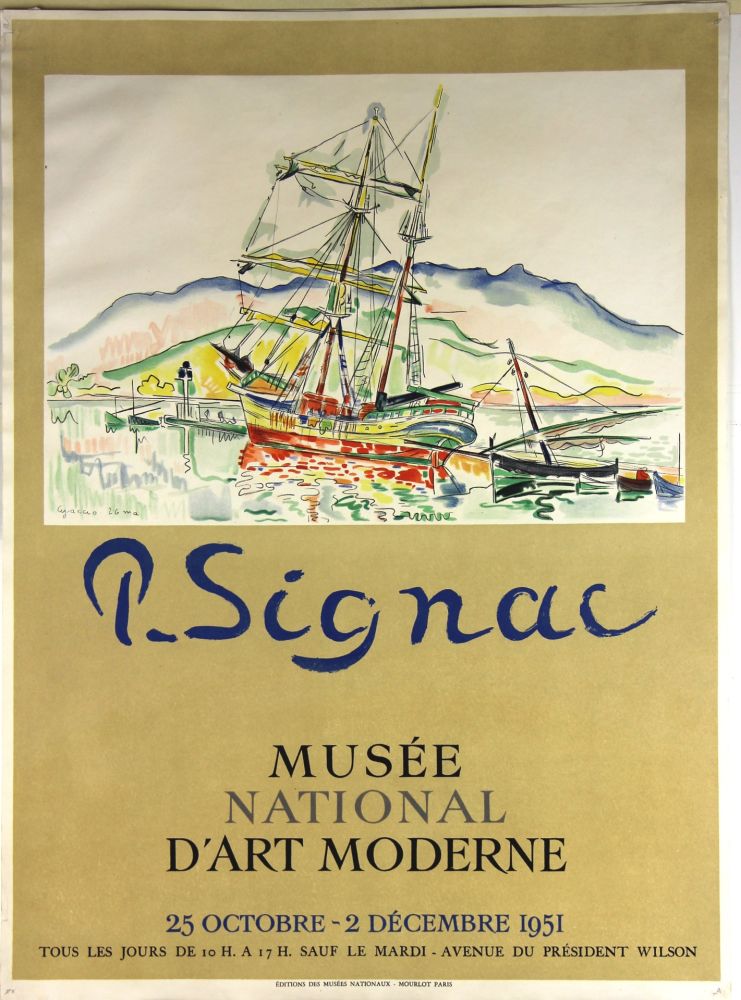 Lithograph Signac - Musee National d'Art Moderne