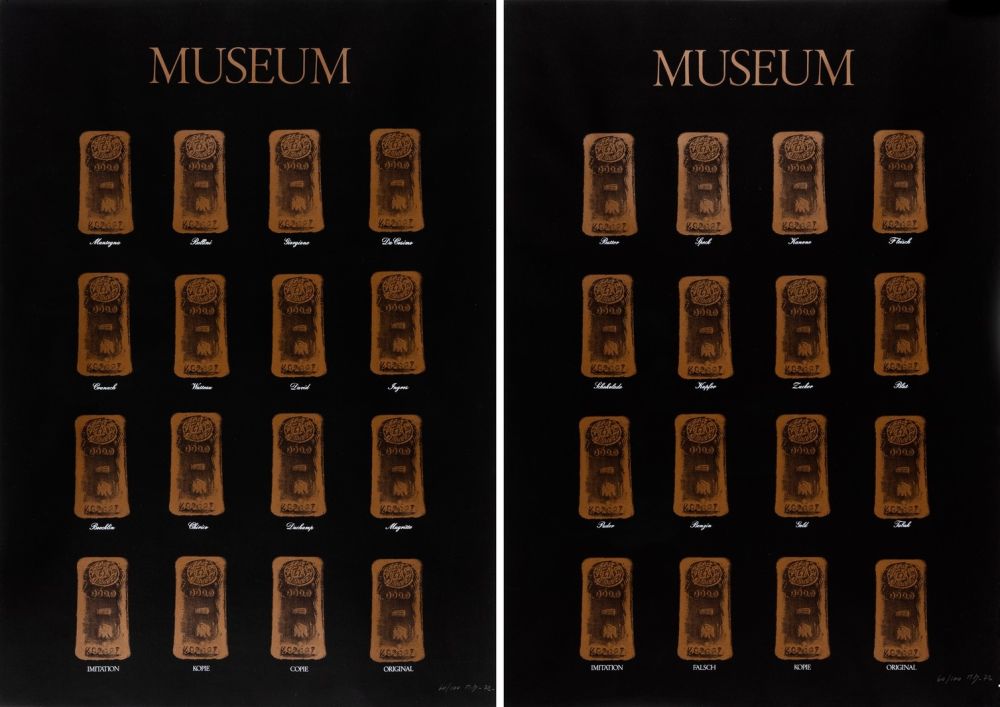 Screenprint Broodthaers - Museum - Museum