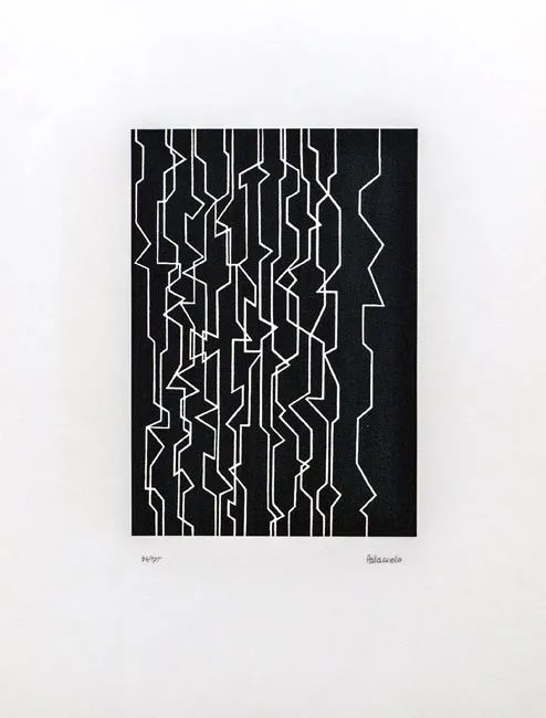 Lithograph Palazuelo - Musica I