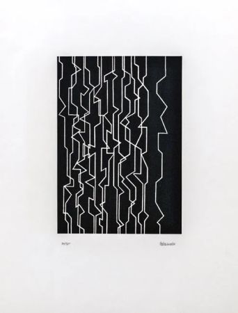 Lithograph Palazuelo - Musica I