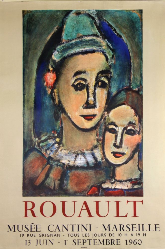 Lithograph Rouault - Musée  Cantini 