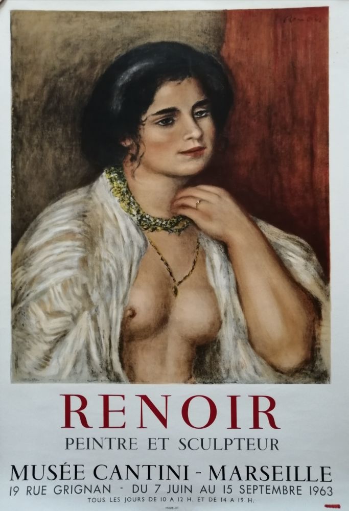Poster Renoir - Musée Cantini - Marseille
