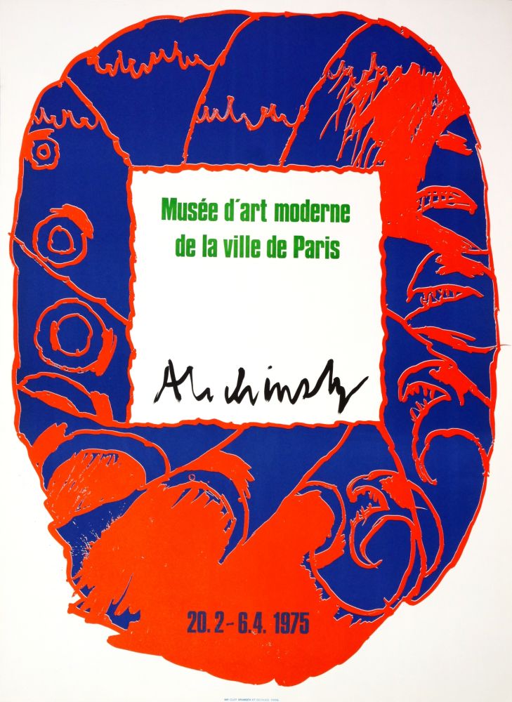 Poster Alechinsky - Musée d'art moderne de la ville de Paris