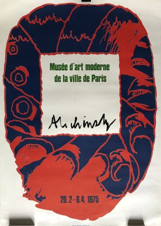 Poster Alechinsky - Musée d'Art Moderne de la Ville de Paris