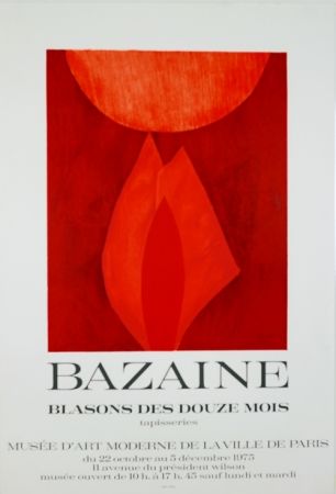 Lithograph Bazaine - Musée D'Art Moderne de Paris