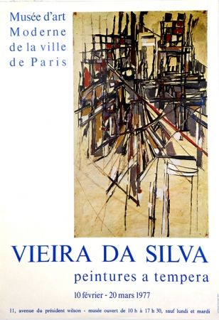 Offset Vieira Da Silva - Musée D'Art Moderne de Paris