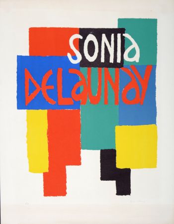 Lithograph Delaunay - Musée de Grenoble, 1974 
