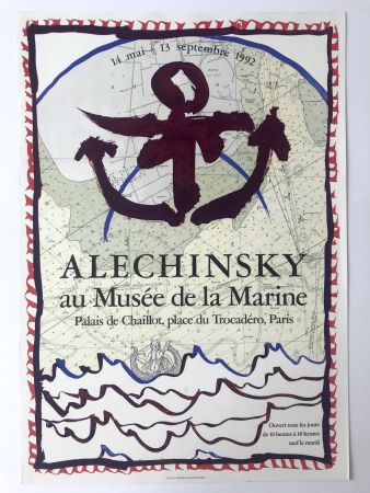 Poster Alechinsky - Musée de la Marine