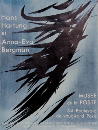 Poster Hartung - Musée de la Poste