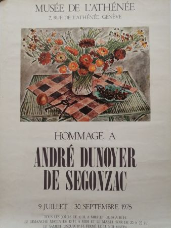 Poster De Segonzac - Musée de l'Athénée - Genève