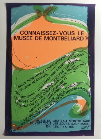Poster Messagier - Musée de Montbéliard