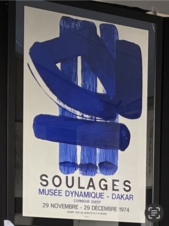 Lithograph Soulages - Musée dynamique 