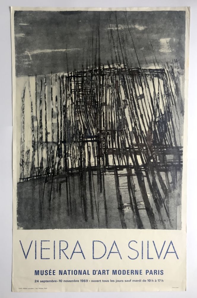 Poster Vieira Da Silva - Musée national d'art moderne