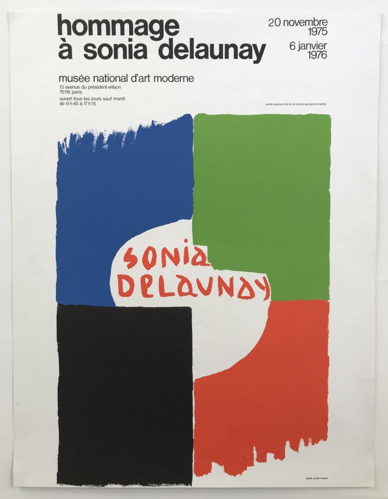 Lithograph Delaunay - Musée National d'Art Moderne