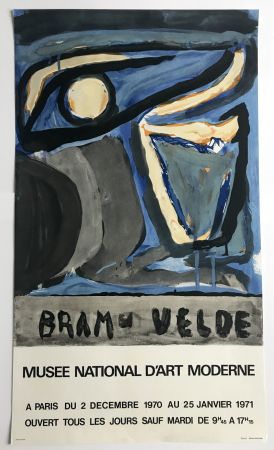 Poster Van Velde - Musée national d'art moderne