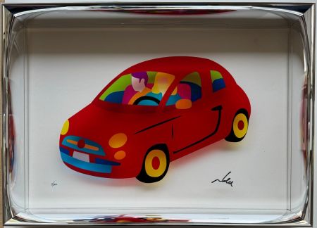 Screenprint Lodola - My city car (Plexiglass)