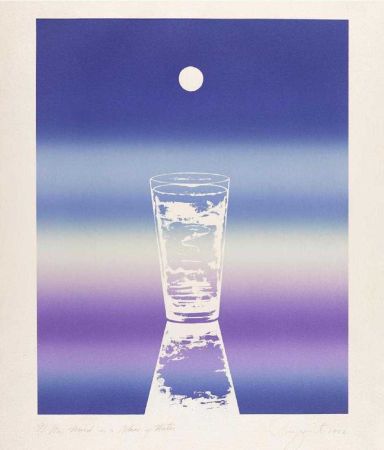 Lithograph Rosenquist - My mind is a glass of water