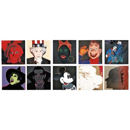 Screenprint Warhol - Myths Complete Portfolio