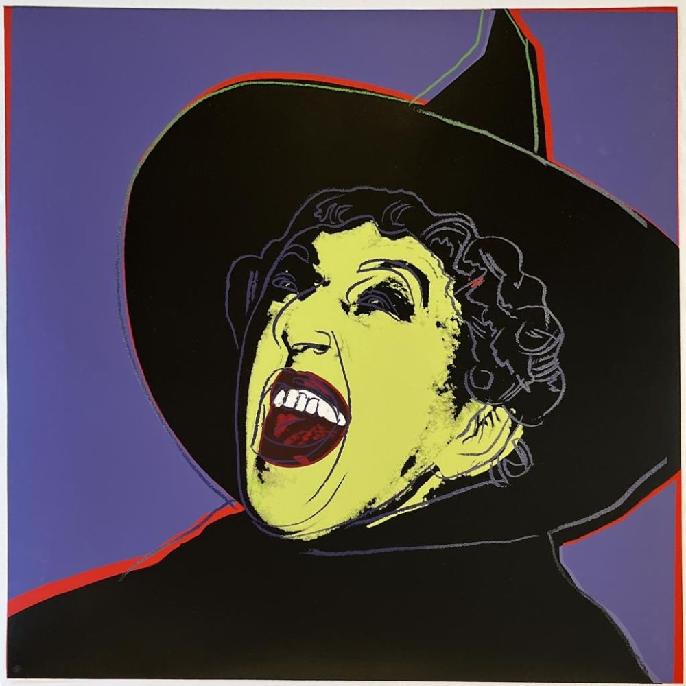Screenprint Warhol - Myths: The Witch II.261