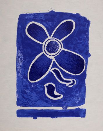 Lithograph Braque - Métamorphose, 1963