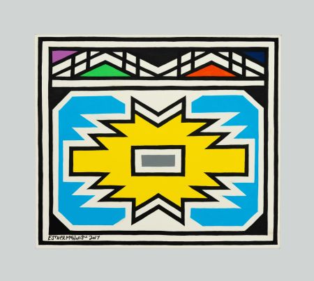 No Technical Mahlangu - Ndebele pattern